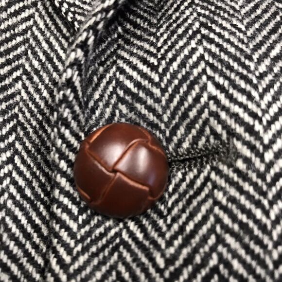 RALPH LAUREN Polo University Club Tweed Blazer Men 42L Gray Herringbone USA - Picture 5 of 16